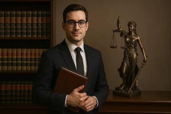 a male lawyer holding a book while posing for the camera from Lemon Law Lawyer Los Angeles in Long Beach, CA - Long Beach CA a male lawyer holding a book while posing for the camera from Lemon Law Lawyer Los Angeles in Long Beach, CA - Long Beach CA