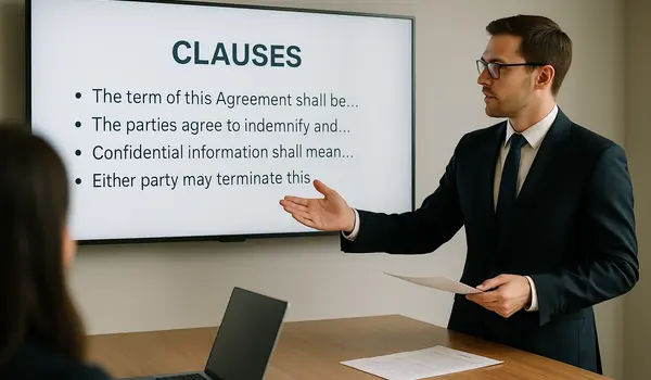 a lawyer using a tv screen to give a presentation from Lemon Law Lawyer Los Angeles in Los Angeles, CA - Toyota Lemon Vehicles